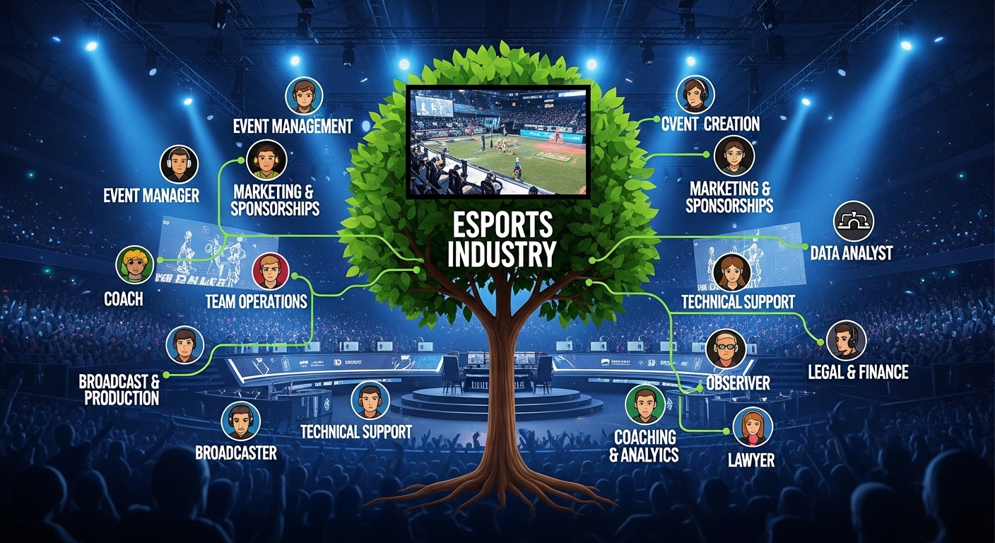 Careers in Esports Beyond Playing: Opportunities, Roles, and the Future of Gaming Jobs
